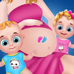 Взлом Mom Babysitting Game  [МОД Много денег] - стабильная версия apk на Андроид