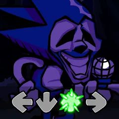 Скачать взлом Horror Sonik.EXE v2 FNF Mod  [МОД Много монет] - полная версия apk на Андроид