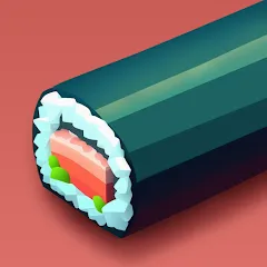 Взлом Sushi Roll 3D - Cooking ASMR (Суши Ролл 3D)  [МОД Много монет] - стабильная версия apk на Андроид