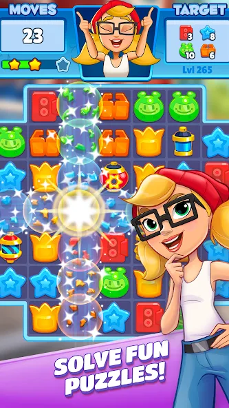 Subway Surfers Match (Сабвей Серферс Матч)  [МОД Unlimited Money] Screenshot 1