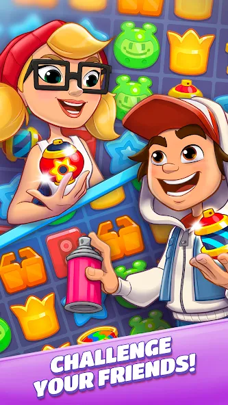 Subway Surfers Match (Сабвей Серферс Матч)  [МОД Unlimited Money] Screenshot 4