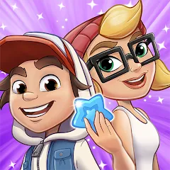 Взломанная Subway Surfers Match (Сабвей Серферс Матч)  [МОД Unlimited Money] - стабильная версия apk на Андроид