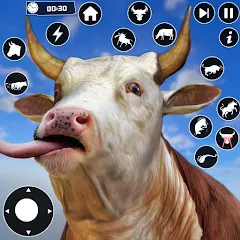 Скачать взлом Scary Cow Simulator Rampage (Скари)  [МОД Unlocked] - стабильная версия apk на Андроид