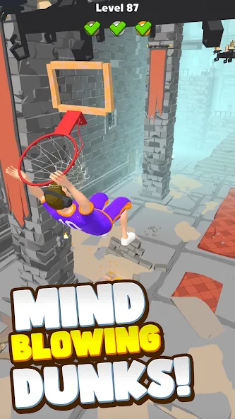 Hoop World: Flip Dunk Game 3D (Хуп Ворлд)  [МОД Mega Pack] Screenshot 2