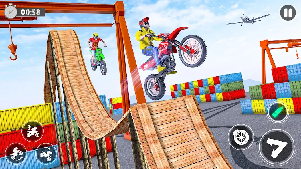 Bike Stunt Race Tricks Master  [МОД Unlimited Money] Screenshot 4