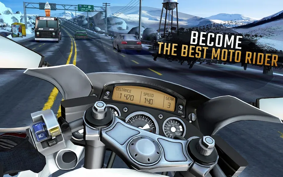 Moto Rider GO: Highway Traffic (Мото Райдер ГО)  [МОД Много монет] Screenshot 5