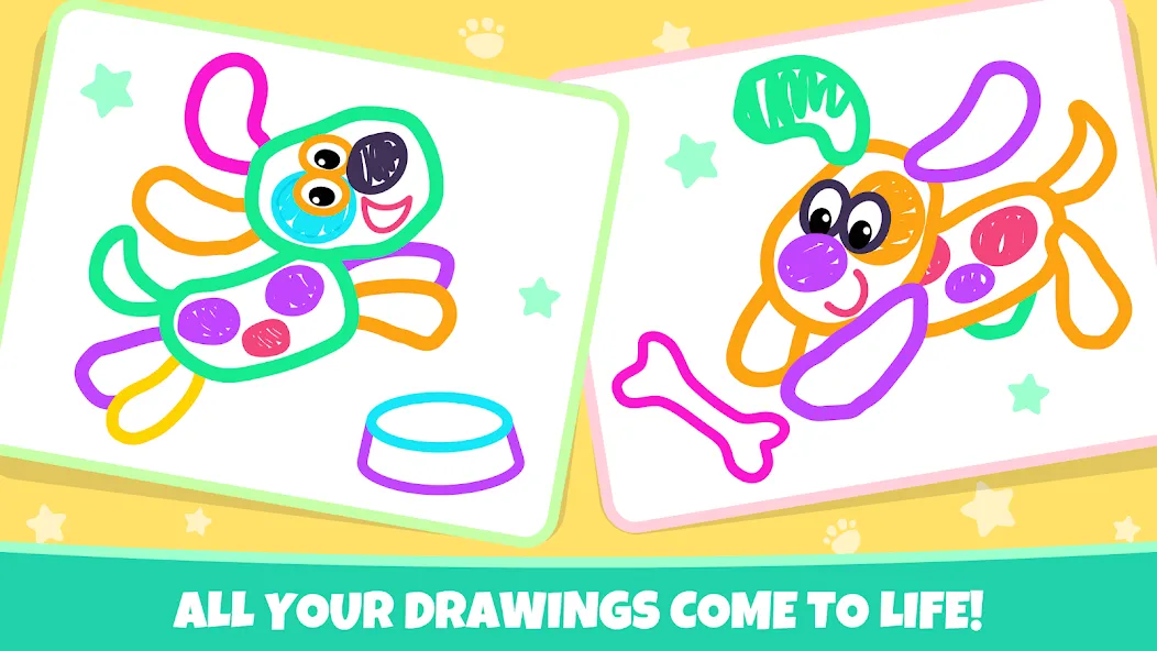 Drawing for kids! Toddler draw  [МОД Бесконечные деньги] Screenshot 4