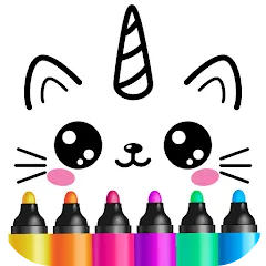 Скачать взлом Drawing for kids! Toddler draw  [МОД Бесконечные деньги] - полная версия apk на Андроид