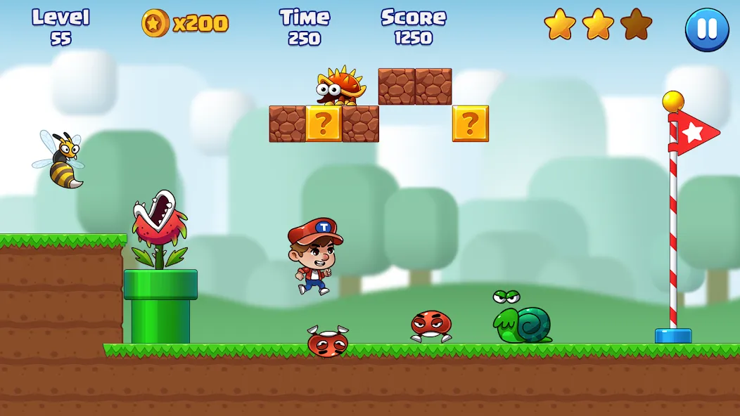 Super Bill World-Fun Adventure (Супер Билл Мир)  [МОД Unlimited Money] Screenshot 1