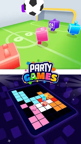 Party Games - 13 Mini Games  [МОД Бесконечные деньги] Screenshot 1