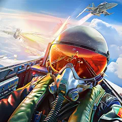 Скачать взлом Jet Fighter: Sky Combat 3D (Джет Файтер)  [МОД Много монет] - стабильная версия apk на Андроид