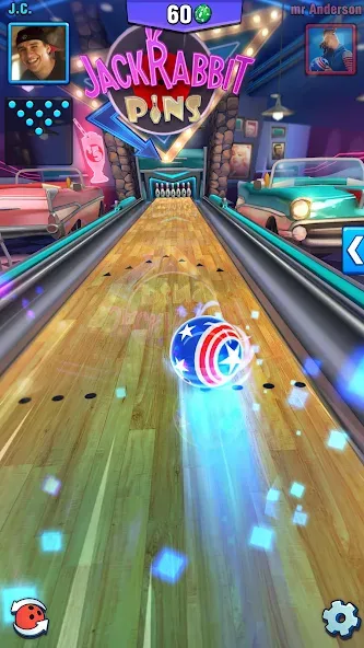 Bowling Crew — 3D bowling game  [МОД Меню] Screenshot 4