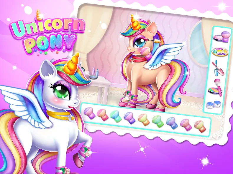 Unicorn Dress up Girls Game  [МОД Mega Pack] Screenshot 1