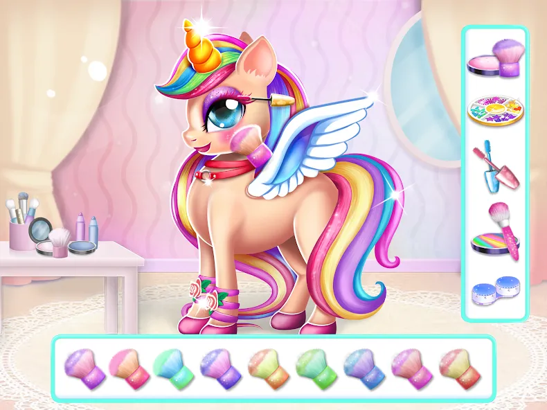 Unicorn Dress up Girls Game  [МОД Mega Pack] Screenshot 4