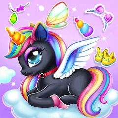 Взлом Unicorn Dress up Girls Game  [МОД Mega Pack] - стабильная версия apk на Андроид