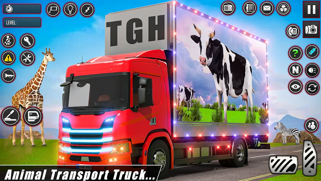 Animal Transport Driving Games (Домашний перевоз игры)  [МОД Все открыто] Screenshot 4