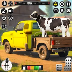 Скачать взломанную Animal Transport Driving Games (Домашний перевоз игры)  [МОД Все открыто] - последняя версия apk на Андроид