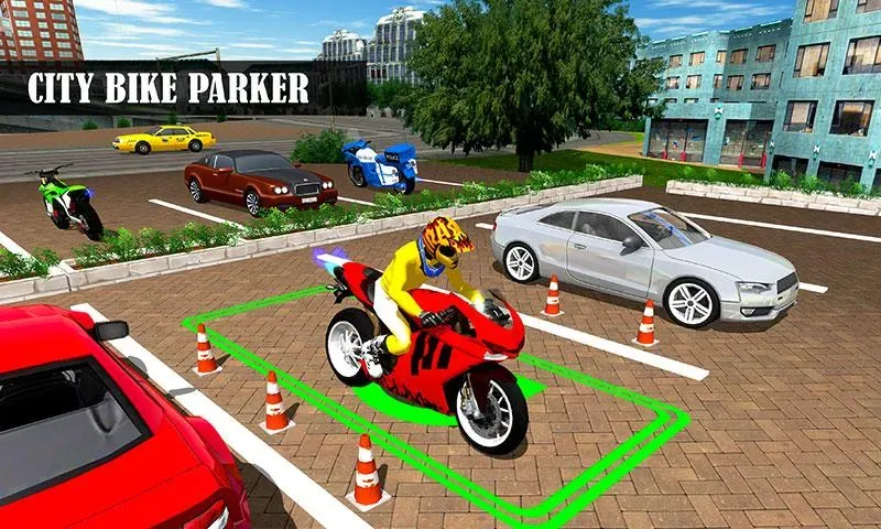 Bike Parking Moto Driving Game (Ларонг Парадахан нг Бисиклета)  [МОД Много денег] Screenshot 1