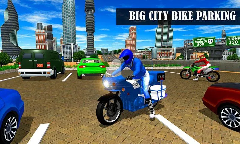 Bike Parking Moto Driving Game (Ларонг Парадахан нг Бисиклета)  [МОД Много денег] Screenshot 3