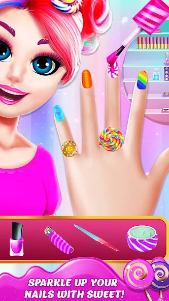 DIY Candy Makeup-Beauty Salon (ДИУАИ Мейкап)  [МОД Unlimited Money] Screenshot 3