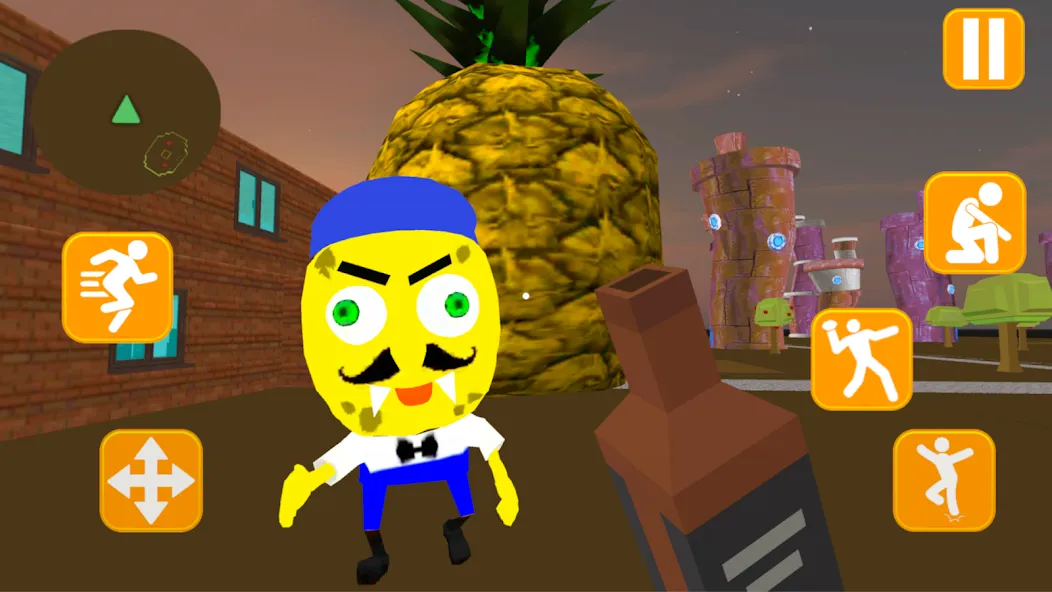 Neighbor Sponge. Scary Secret  [МОД Много денег] Screenshot 1