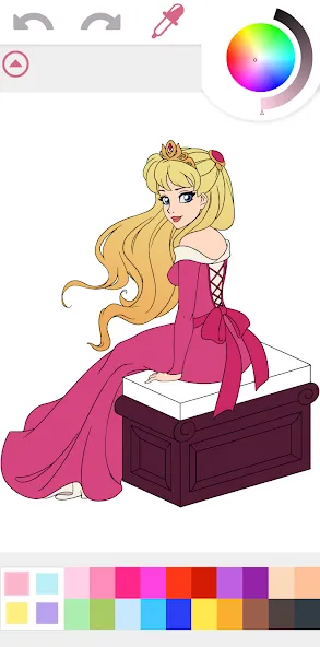 Princess Coloring Book Game  [МОД Unlimited Money] Screenshot 4