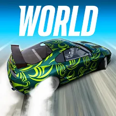 Взломанная Drift Max World - Racing Game (Дрифт Макс Ворлд)  [МОД Unlimited Money] - последняя версия apk на Андроид