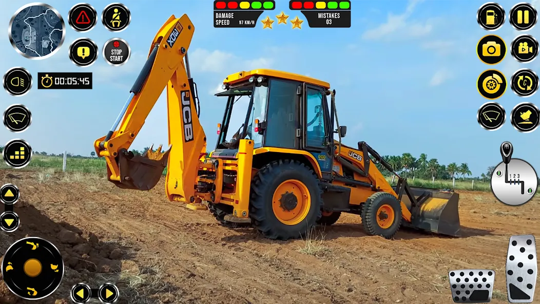 JCB Excavator Construction 3D  [МОД Unlocked] Screenshot 3