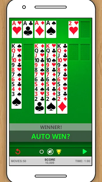 SOLITAIRE CLASSIC CARD GAME  [МОД Меню] Screenshot 3