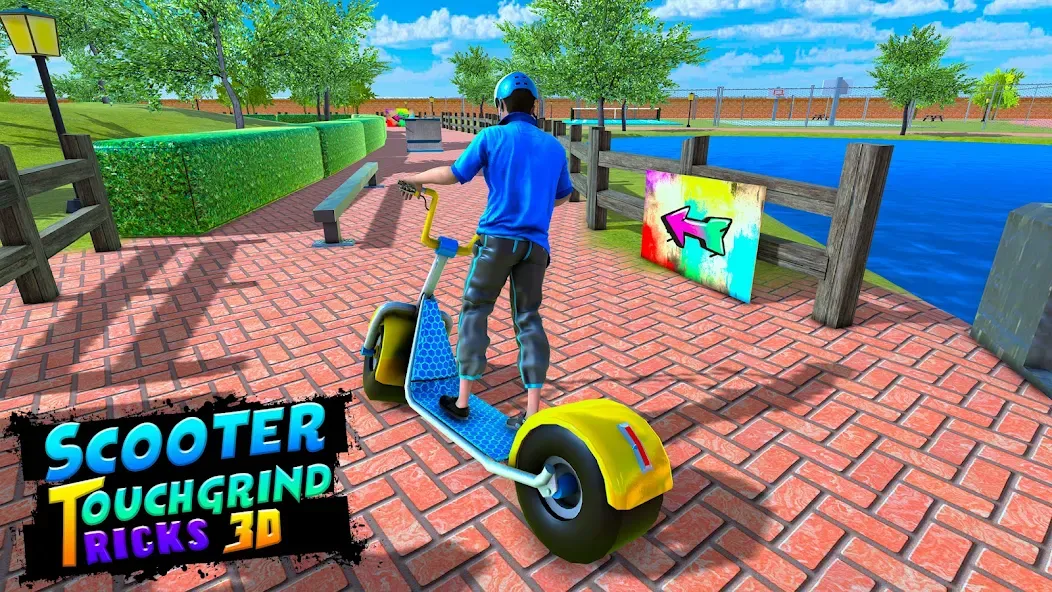 BMX Air Skate Scooter Tricks  [МОД Unlocked] Screenshot 5