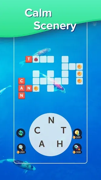 Puzzlescapes Word Search Games (Паззлскейпс Ворд Срч Геймс)  [МОД Много денег] Screenshot 4