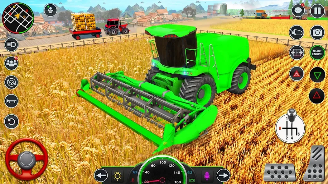 Real Tractor Driving Games (Риал Трактор Драйвинг Геймс)  [МОД Много денег] Screenshot 3