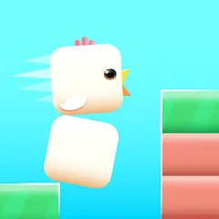 Взлом Square Bird - Flappy Chicken (Сквер Брд)  [МОД Menu] - последняя версия apk на Андроид