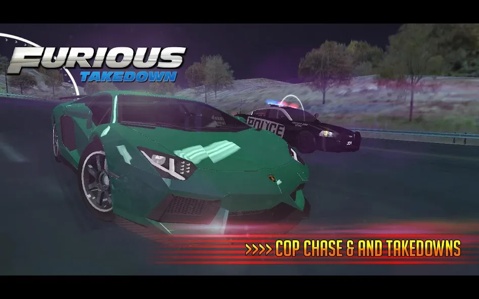 Furious: Takedown Racing (Фьюриъс)  [МОД Меню] Screenshot 3