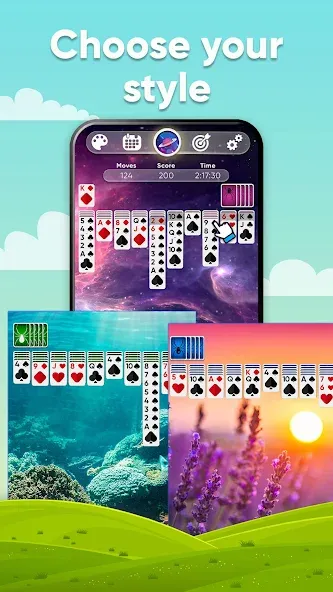 Spider Solitaire (Спайдер Солитер)  [МОД Меню] Screenshot 3