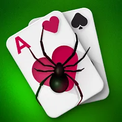 Взломанная Spider Solitaire (Спайдер Солитер)  [МОД Меню] - стабильная версия apk на Андроид