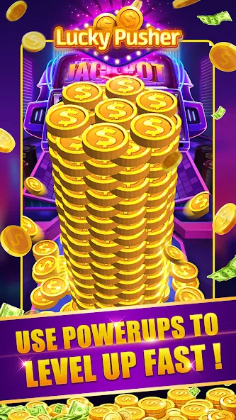 Lucky Cash Pusher Coin Games (Лаки Кэш Пушер Коин Геймс)  [МОД Menu] Screenshot 1