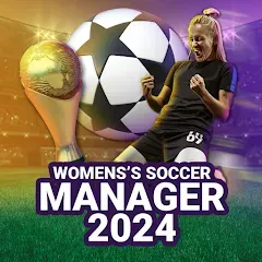 Скачать взломанную WSM - Women's Soccer Manager (ВСМ)  [МОД Много монет] - стабильная версия apk на Андроид