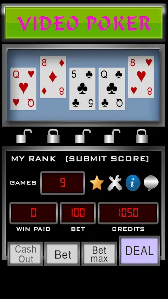 Video Poker (Видео Покер)  [МОД Много денег] Screenshot 5