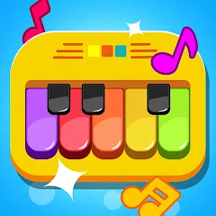 Взломанная Baby Piano Kids Music Games  [МОД Все открыто] - стабильная версия apk на Андроид