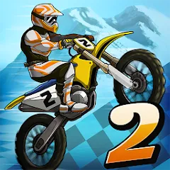 Скачать взлом Mad Skills Motocross 2 (Мад Скилс Мотокросс 2)  [МОД Mega Pack] - полная версия apk на Андроид