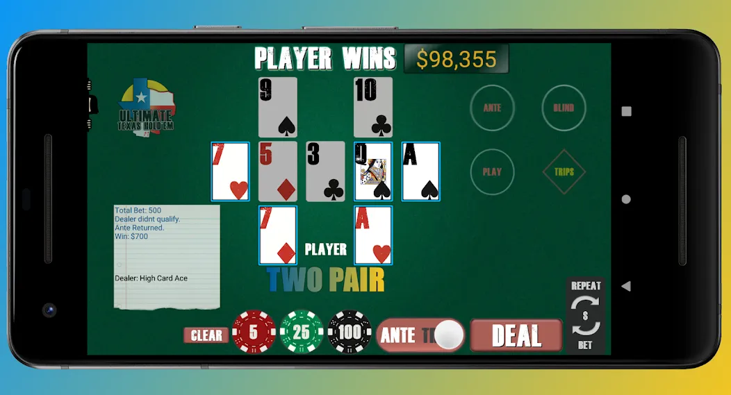 Texas Ultimate Holdem (Техасский Ультимейт Холдем)  [МОД Много денег] Screenshot 1