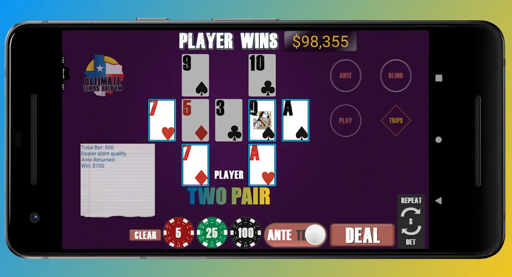 Texas Ultimate Holdem (Техасский Ультимейт Холдем)  [МОД Много денег] Screenshot 2