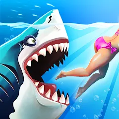 Скачать взломанную Hungry Shark World (Хангри Шарк Ворлд)  [МОД Много денег] - стабильная версия apk на Андроид