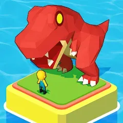 Скачать взломанную Dino Tycoon - 3D Building Game  [МОД Бесконечные деньги] - последняя версия apk на Андроид