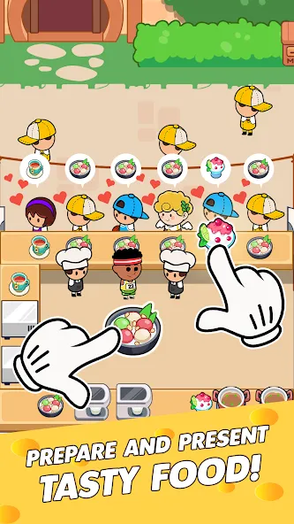 Food Fever: Restaurant Tycoon (Фуд Фивер)  [МОД Бесконечные монеты] Screenshot 3