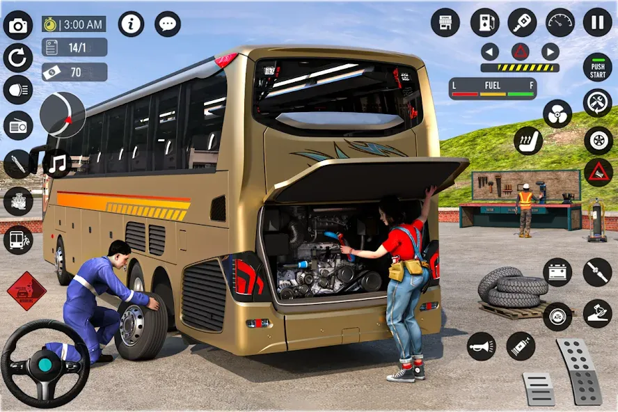 Bus Simulator 3D: Bus Games (Бус Симулятор 3Д)  [МОД Много денег] Screenshot 5