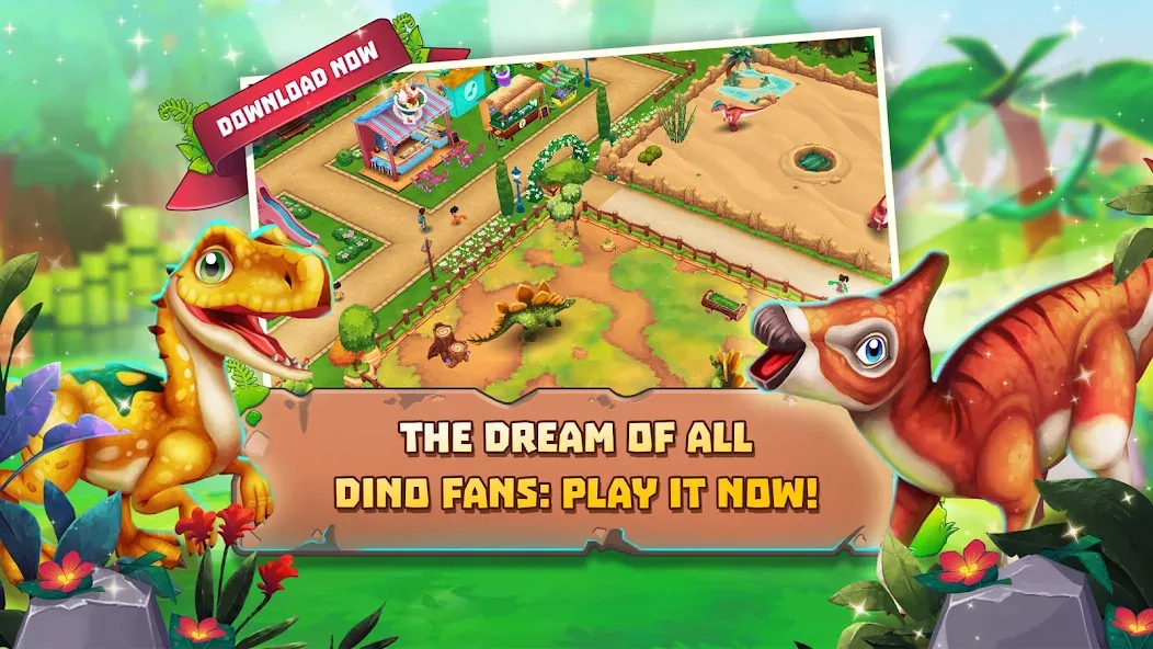 Dinosaur Park – Primeval Zoo (Динозавровый парк)  [МОД Menu] Screenshot 4