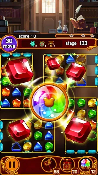 Jewel Magic Castle (Джуэл Мэджик Кэсл)  [МОД Бесконечные деньги] Screenshot 1