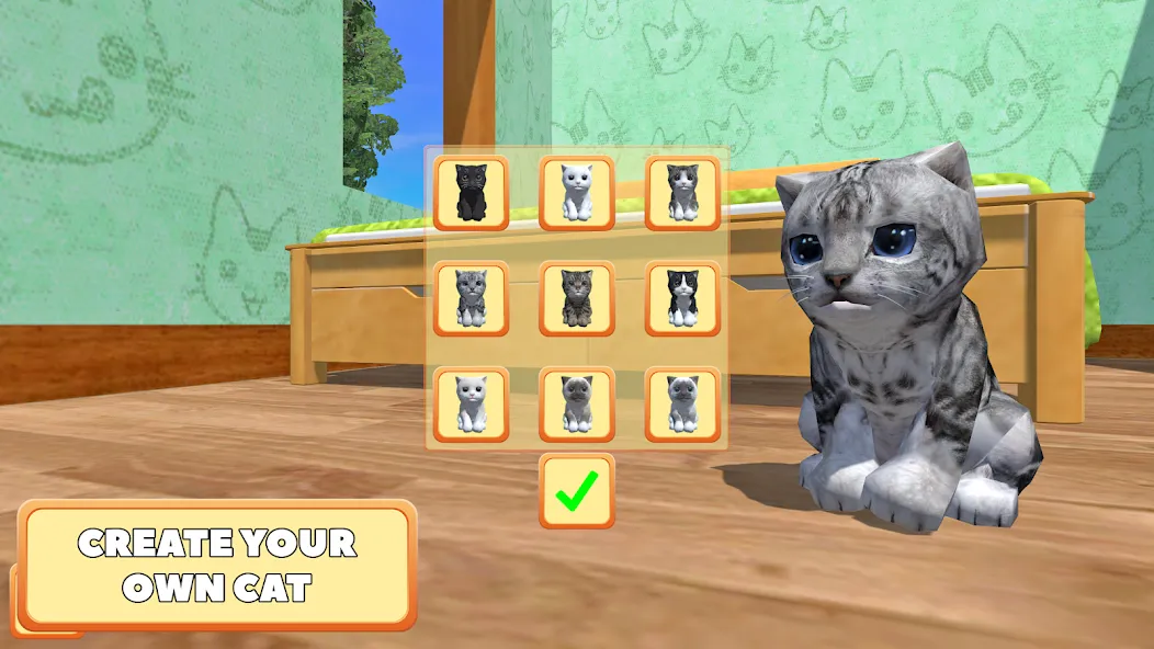 Cute Pocket Cat 3D - Part 2 (Сьют Покет Кэт 3Д)  [МОД Mega Pack] Screenshot 1